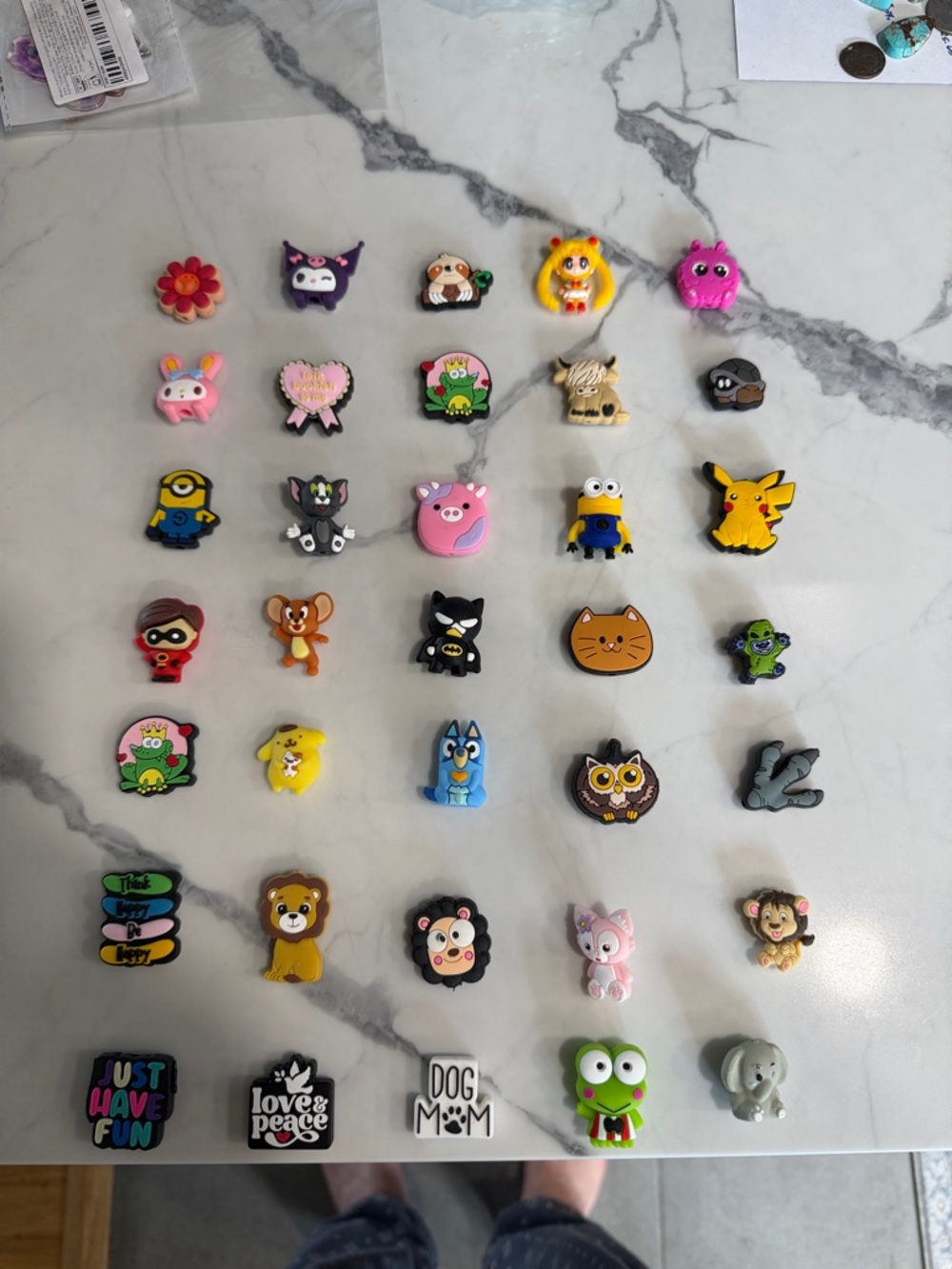 Assorted silicone character beads for pens. Each $.45 cents/Lot $17 plus shippin